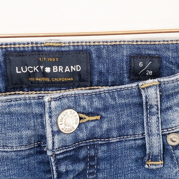 Lucky Brand Ava Skinny High Rise Raw Hem Jeans - Picture 5 of 13